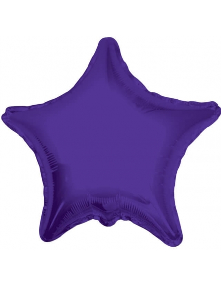 Globo Estrella 22cm Purpura - Foil Poliamida - K3402309