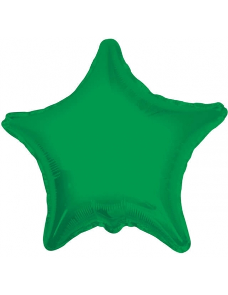 Globo Estrella 22cm Verde Esmeralda - Foil Poliamida - K3402109