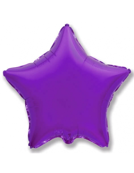 Globo Estrella 23cm Purpura - Foil Poliamida - F302500PU