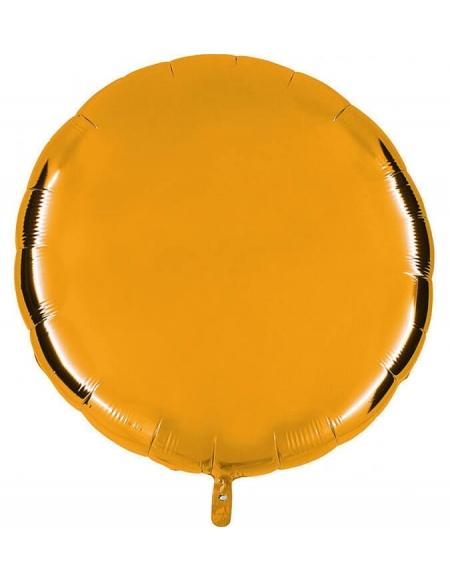 Globo Redondo 91cm Oro - Foil Poliamida - G36002G