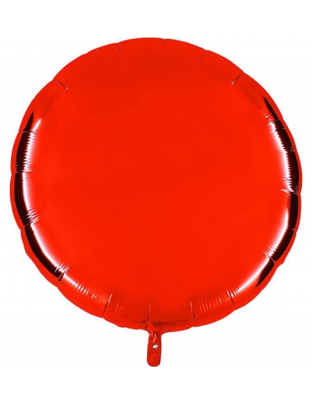 Globo Redondo 91cm Rojo - Foil Poliamida - G36008R