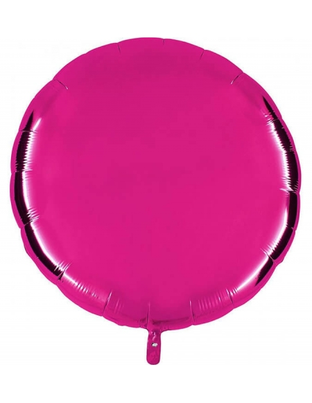 Globo Redondo 91cm Rosa Hot - Foil Poliamida - G36014M