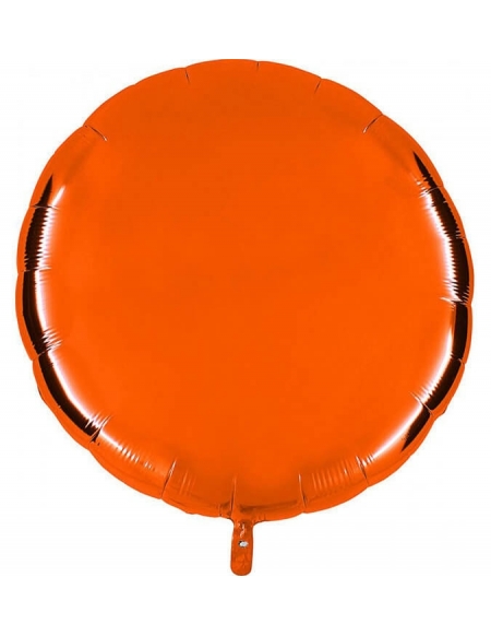 Globo Redondo 91cm Naranja - Foil Poliamida - G36015O