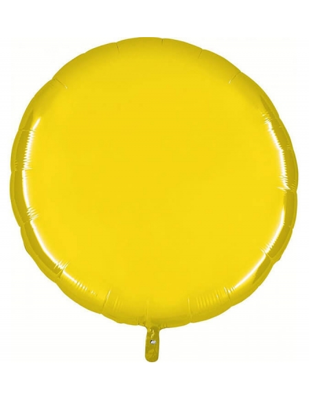 Globo Redondo 91cm Amarillo Pastel - Foil Poliamida - G36016PY