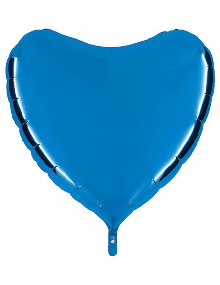 Globo Corazon 91cm Azul Royal - Foil Poliamida - G36100B