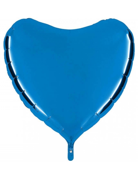 Globo Corazon 91cm Azul Royal - Foil Poliamida - G36100B