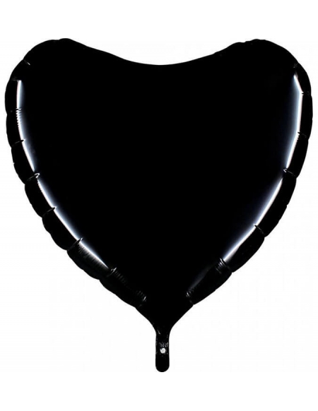 Globo Corazon 91cm Negro - Foil Poliamida - G36104K