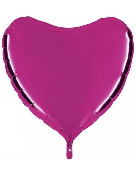 Globo Corazon 91cm Purpura - Foil Poliamida - G36105P