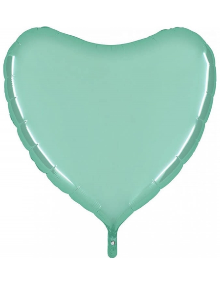 Globo Corazon 91cm Azul Baby - Foil Poliamida - G36106PB