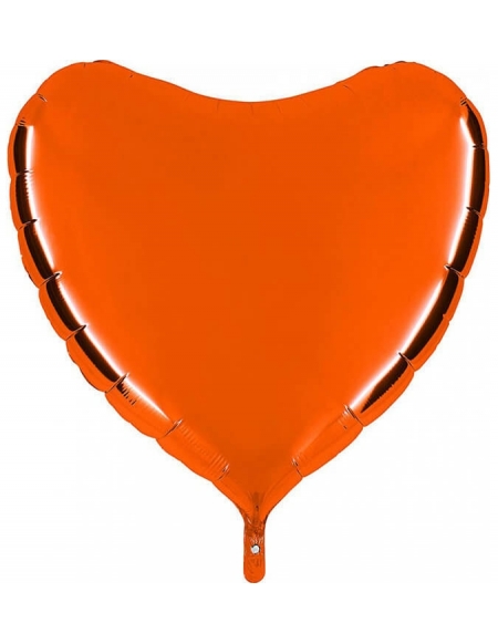 Globo Corazon 91cm Naranja - Foil Poliamida - G36115O