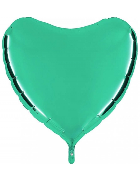 Globo Corazon 91cm Aguamarina - Foil Poliamida - G36117T