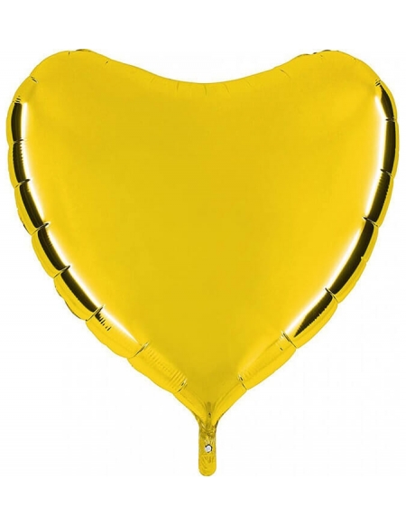 Globo Corazon 91cm Amarillo - Foil Poliamida - G36119Y