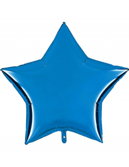 Globo Estrella 91cm Azul Royal - Foil Poliamida - G36200B