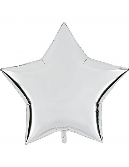 Globo Estrella 91cm Plata - Foil Poliamida - G36209S
