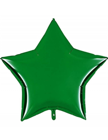 Globo Estrella 91cm Verde Oscuro - Foil Poliamida - G36211DGR