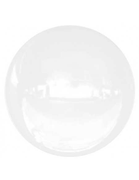 Globo Esferico 18cm Blanco - Foil Poliamida - S2429