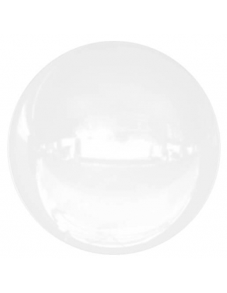 Globo Esferico 25cm Blanco - Foil Poliamida - S2308