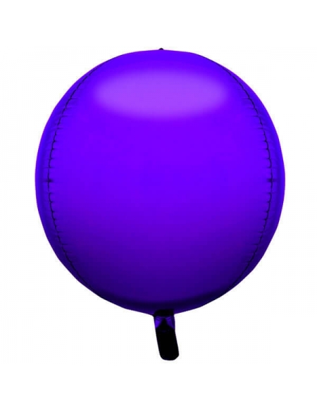 Globo Esferico 43cm Purpura - Foil Poliamida - NSB01009