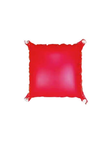 Globo Cuadrados Mural 30x30cm Rojo - Foil Poliamida - S8333