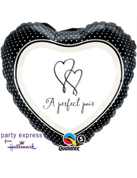 Globo A Perfect Pair - Corazon 45cm Foil Poliamida - Q81823