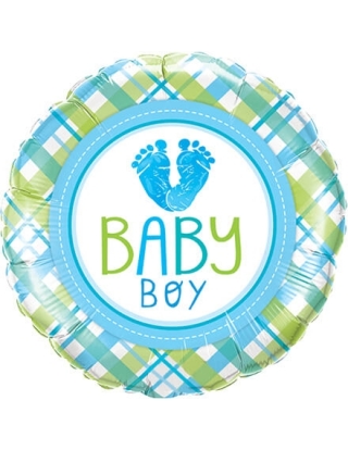 Globo Baby Boy Love - Redondo 45cm Foil Poliamida - Q25726