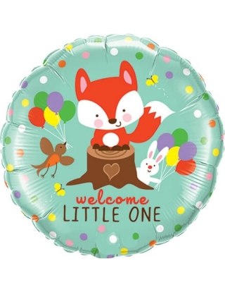 Globo Welcome Little Fox and Friends Redondo 45cm Q25189