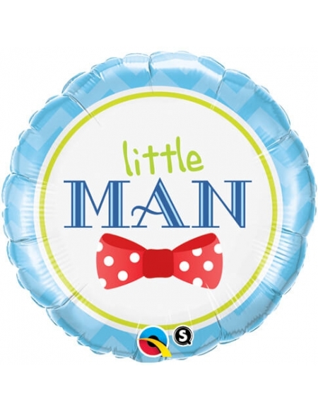 Globo Little Man Bow-Tie - Redondo 45cm Foil Poliamida - Q13958