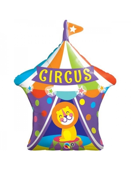Globo Big Top Circus Lion - Forma 106cm Foil Poliamida - Q25239