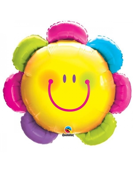 Globo Funny Face Flower - Forma 80cm Foil Poliamida - Q15384