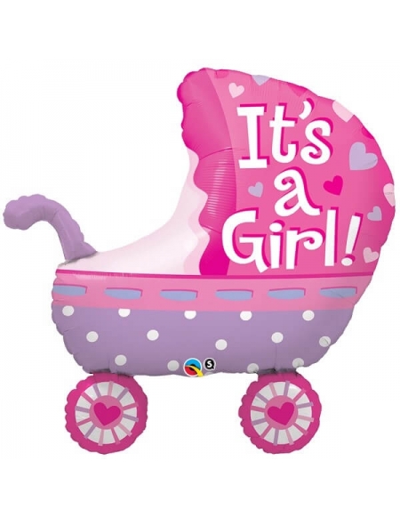 Globo Its a Girl Baby Stroller - Forma 89cm Foil Poliamida - Q43289