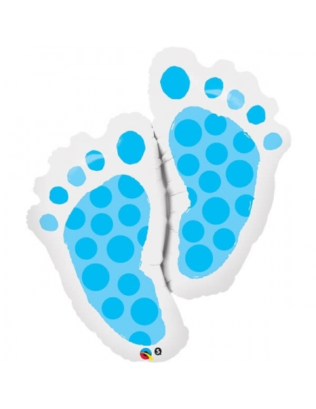 Globo Baby Feet Blue - Forma 89cm Foil Poliamida - Q25851
