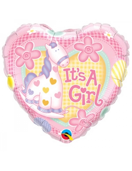 Globo Its a Girl Soft Pony - Mini 23cm Foil Poliamida - Q32945