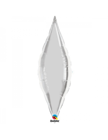 Globo Taper 68cm Silver - Foil Poliamida - Q17134