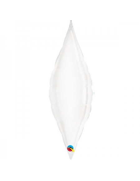 Globo Taper 68cm White - Foil Poliamida - Q33127