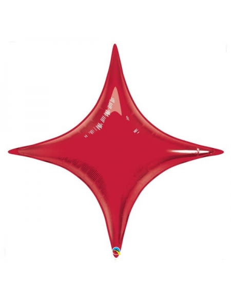 Globo Starpoint 50cm Ruby Red - Foil Poliamida - Q31865