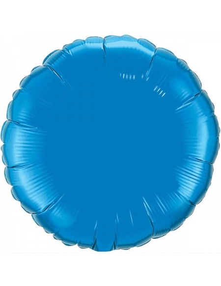 Globo Redondo 10cm Sapphire Blue - Foil Poliamida - Q22831