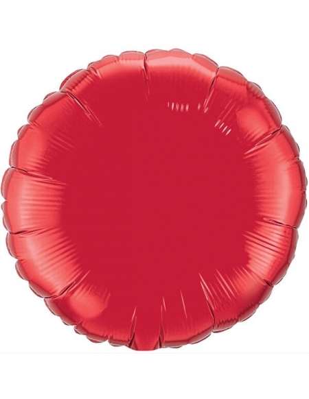 Globo Redondo 10cm Ruby Red - Foil Poliamida - Q22833