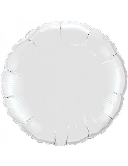 Globo Redondo 10cm White - Foil Poliamida - Q22832