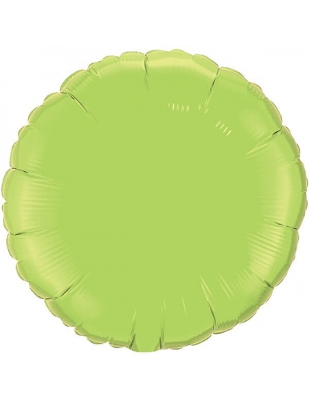 Globo Redondo 10cm Lime Green - Foil Poliamida - Q64056