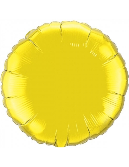 Globo Redondo 45cm Citrine Yellow - Foil Poliamida - Q22637