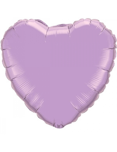 Globo Corazon 10cm Pearl Lavender - Foil Poliamida - Q54538