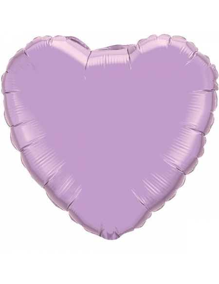 Globo Corazon 22cm Pearl Lavender - Foil Poliamida - Q54795