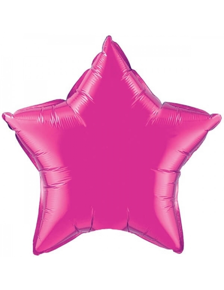 Globo Estrella 10cm Magenta - Foil Poliamida - Q99341