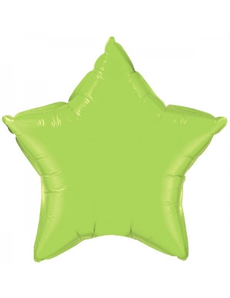 Globo Estrella 10cm Lime Green - Foil Poliamida - Q63775