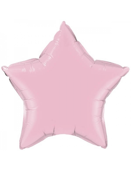 Globo Estrella 10cm Pearl Pink - Foil Poliamida - Q54571