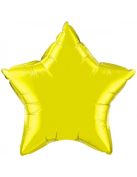 Globo Estrella 50cm Citrine Yellow - Foil Poliamida - Q12631