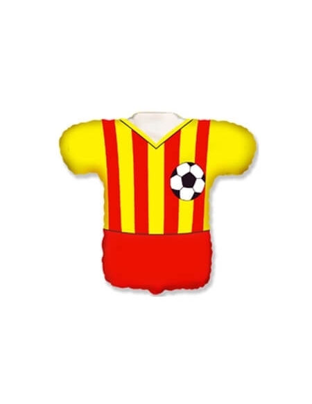 Globo Futbol Camiseta Roja y Amarillo Forma 66cm F901723RAM