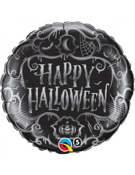 Globo Halloween Goth Scroll - Foil Redondo 45cm - Q33244