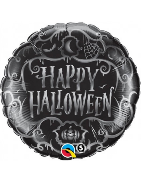 Globo Halloween Goth Scroll - Foil Redondo 45cm -  Q33244