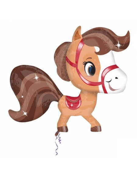 Globo Pony Marron Street Treats 73cm